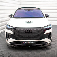 Maxton Design - FRONT SPLITTER V.1 AUDI Q4 E-TRON SPORTBACK MK1