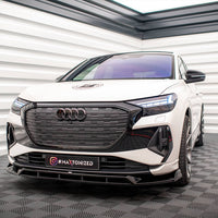 Maxton Design - FRONT SPLITTER V.2 AUDI Q4 E-TRON SPORTBACK MK1