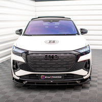 Maxton Design - FRONT SPLITTER V.2 AUDI Q4 E-TRON SPORTBACK MK1