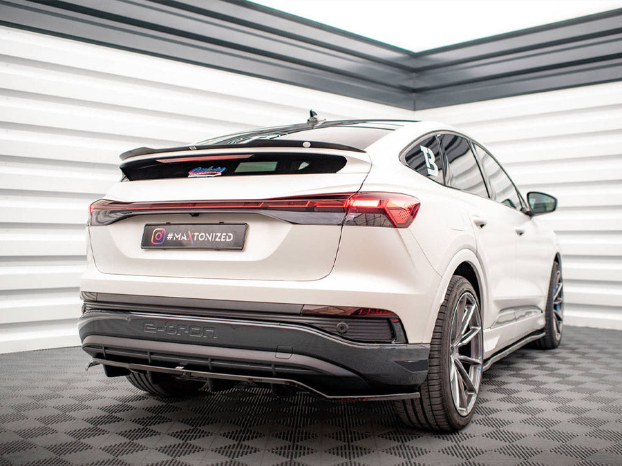 Maxton Design - SPOILER CAP AUDI Q4 E-TRON SPORTBACK MK1