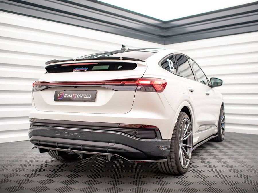 Maxton Design - CENTRAL REAR SPLITTER (VERTICAL BARS) AUDI Q4 E-TRON SPORTBACK MK1