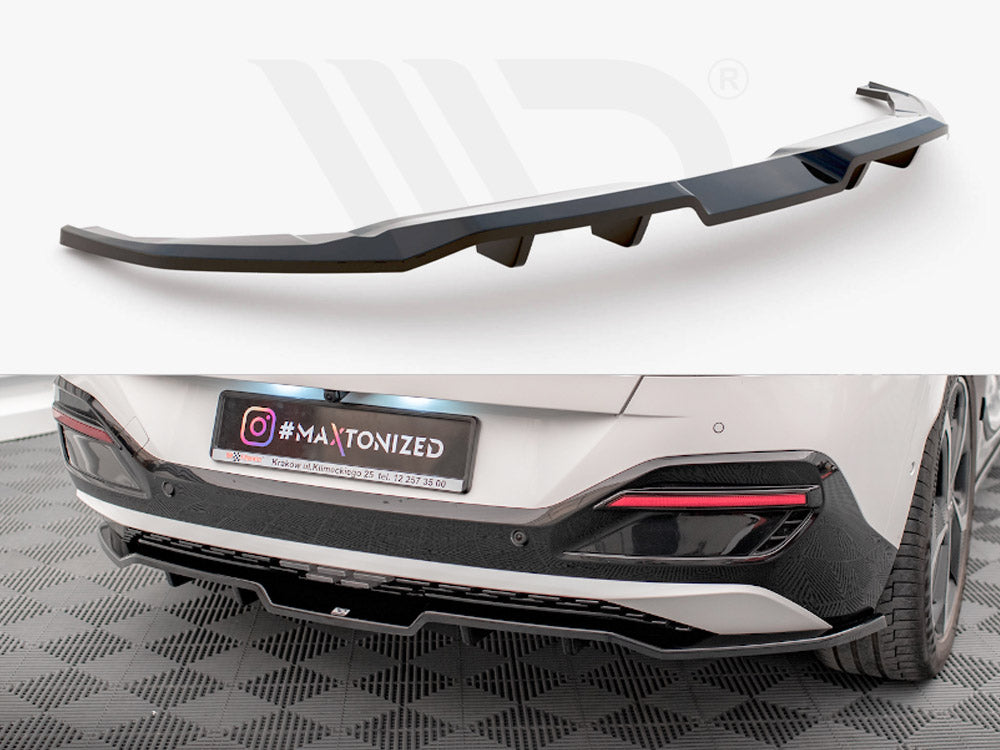 Maxton Design - CENTRAL REAR SPLITTER (VERTICAL BARS) KIA EV6 GT-LINE MK1