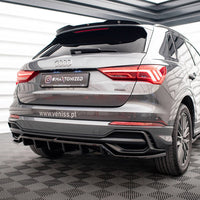 Maxton Design - CENTRAL REAR SPLITTER (VERTICAL BARS) AUDI Q3 S-LINE F3