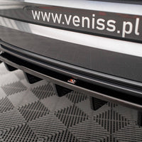 Maxton Design - CENTRAL REAR SPLITTER (VERTICAL BARS) AUDI Q3 S-LINE F3