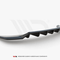 Maxton Design - CENTRAL REAR SPLITTER (VERTICAL BARS) AUDI Q3 S-LINE F3