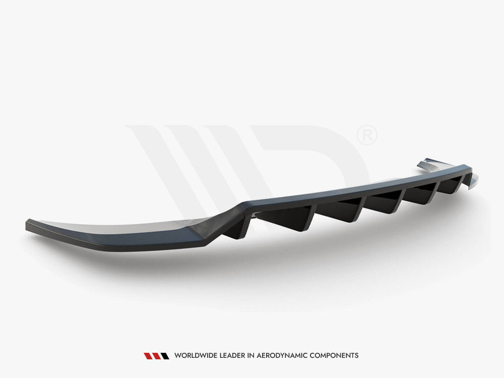 Maxton Design - CENTRAL REAR SPLITTER (VERTICAL BARS) AUDI Q3 S-LINE F3
