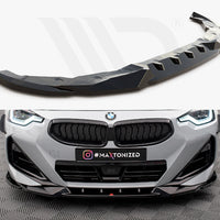 Maxton Design - FRONT SPLITTER V.2 BMW 2 COUPE M-PACK / M240I G42