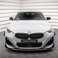 Maxton Design - FRONT SPLITTER V.3 BMW 2 COUPE M-PACK / M240I G42