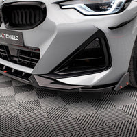 Maxton Design - FRONT SPLITTER V.2 + FLAPS BMW 2 COUPE M-PACK / M240I G42