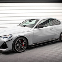 Maxton Design - SIDE SKIRTS DIFFUSERS V.1 BMW 2 COUPE M-PACK / M240I G42