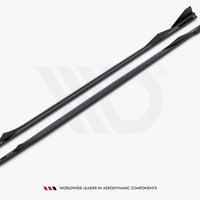 Maxton Design - SIDE SKIRTS DIFFUSERS V.2 + FLAPS BMW 2 COUPE M-PACK / M240I G42