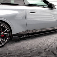 Maxton Design - SIDE SKIRTS DIFFUSERS V.2 + FLAPS BMW 2 COUPE M-PACK / M240I G42