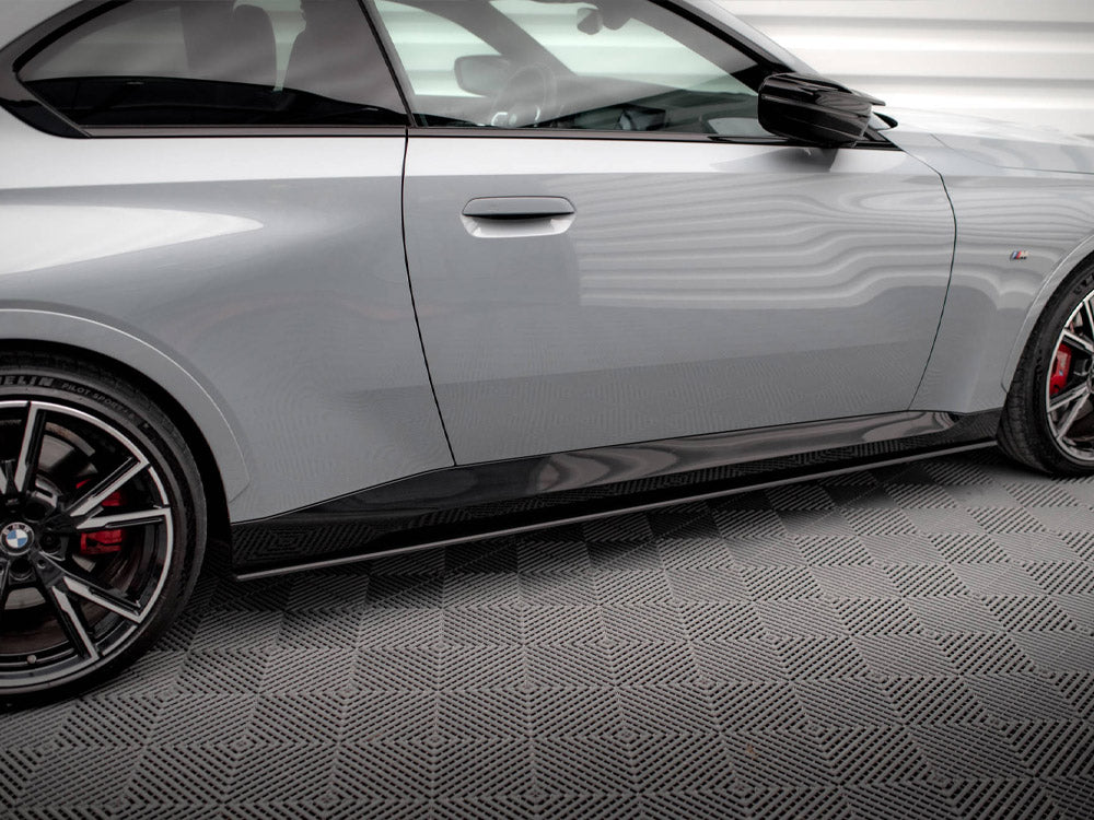 Maxton Design - STREET PRO SIDE SKIRTS DIFFUSERS BMW 2 COUPE M-PACK / M240I G42