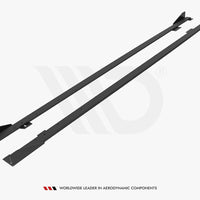 Maxton Design - STREET PRO SIDE SKIRTS DIFFUSERS + FLAPS BMW 2 COUPE M-PACK / M240I G42
