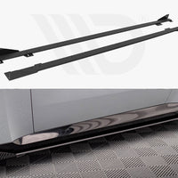 Maxton Design - STREET PRO SIDE SKIRTS DIFFUSERS + FLAPS BMW 2 COUPE M-PACK / M240I G42