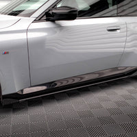Maxton Design - STREET PRO SIDE SKIRTS DIFFUSERS + FLAPS BMW 2 COUPE M-PACK / M240I G42