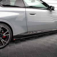 Maxton Design - STREET PRO SIDE SKIRTS DIFFUSERS + FLAPS BMW 2 COUPE M-PACK / M240I G42