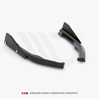 Maxton Design - REAR SIDE SPLITTERS V.2 + FLAPS BMW 2 COUPE M240I G42