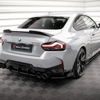 Maxton Design - STREET PRO REAR SIDE SPLITTERS + FLAPS BMW 2 COUPE M240I G42
