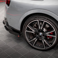 Maxton Design - STREET PRO REAR SIDE SPLITTERS + FLAPS BMW 2 COUPE M240I G42
