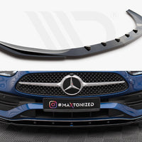Maxton Design - FRONT SPLITTER V.2 MERCEDES C AMG-LINE W206 / 43 AMG W206