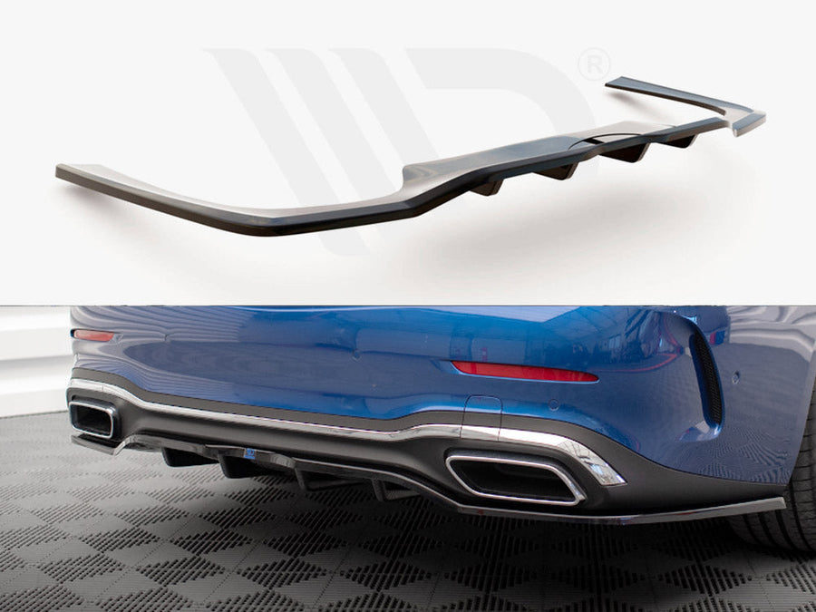 Maxton Design - CENTRAL REAR SPLITTER (VERTICAL BARS) MERCEDES C AMG-LINE W206