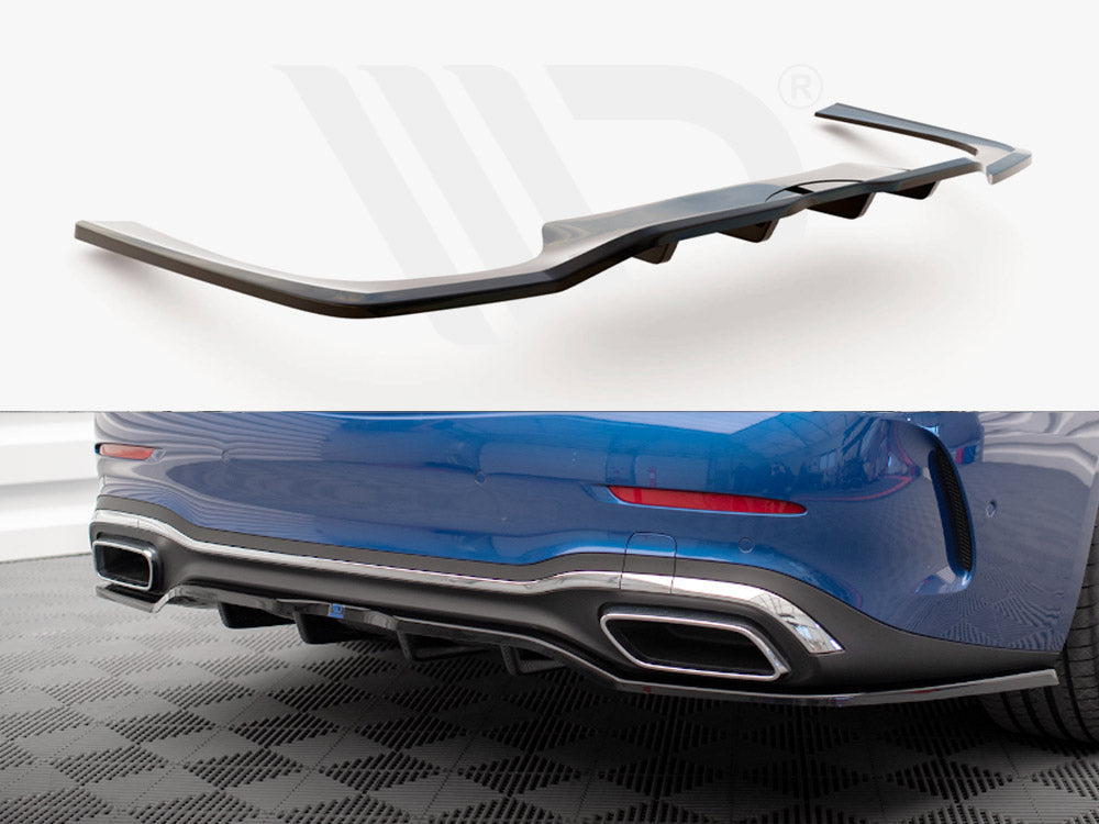 Maxton Design - CENTRAL REAR SPLITTER (VERTICAL BARS) MERCEDES C AMG-LINE W206