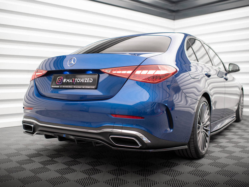 Maxton Design - CENTRAL REAR SPLITTER (VERTICAL BARS) MERCEDES C AMG-LINE W206