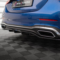 Maxton Design - CENTRAL REAR SPLITTER (VERTICAL BARS) MERCEDES C AMG-LINE W206