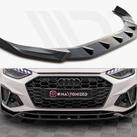 Maxton Design - FRONT SPLITTER V.1 AUDI A4 S-LINE / S4 B9 FACELIFT