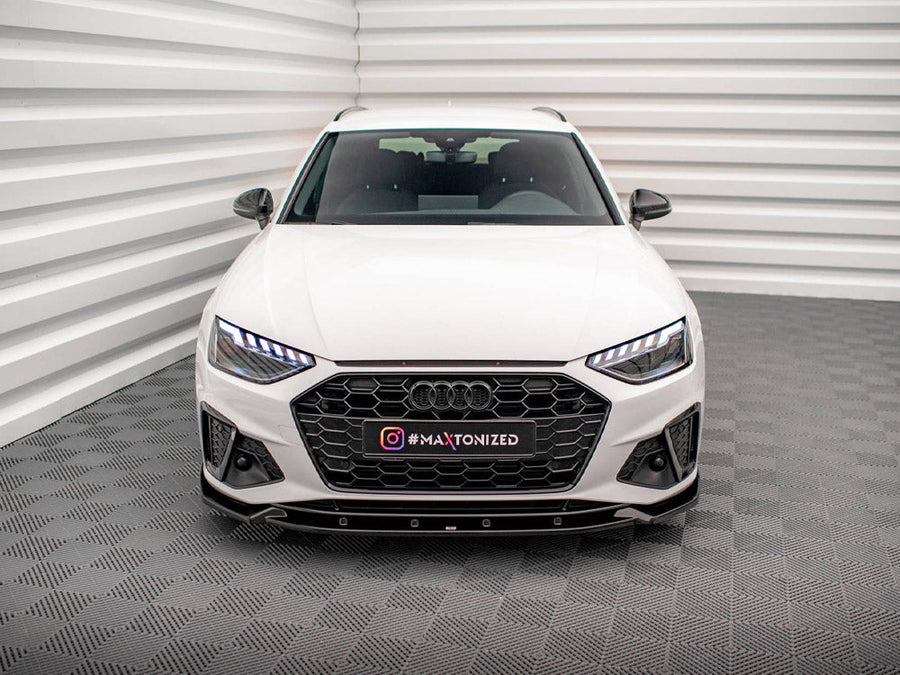 Maxton Design - FRONT SPLITTER V.1 AUDI A4 S-LINE / S4 B9 FACELIFT