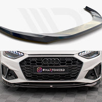 Maxton Design - FRONT SPLITTER V.2 AUDI A4 S-LINE / S4 B9 FACELIFT