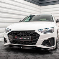 Maxton Design - FRONT SPLITTER V.2 AUDI A4 S-LINE / S4 B9 FACELIFT
