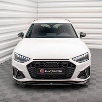 Maxton Design - FRONT SPLITTER V.2 AUDI A4 S-LINE / S4 B9 FACELIFT