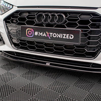 Maxton Design - FRONT SPLITTER V.2 AUDI A4 S-LINE / S4 B9 FACELIFT