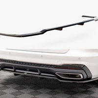 Maxton Design - Central Rear Splitter (Vertical Bars) Audi A4 S-Line B9 Facelift