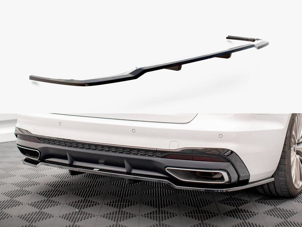 Maxton Design - Central Rear Splitter (Vertical Bars) Audi A4 S-Line B9 Facelift