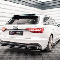 Maxton Design - CENTRAL REAR SPLITTER (VERTICAL BARS) AUDI A4 S-LINE B9 FACELIFT