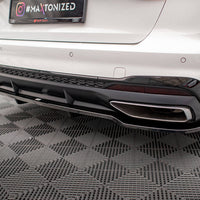 Maxton Design - CENTRAL REAR SPLITTER (VERTICAL BARS) AUDI A4 S-LINE B9 FACELIFT