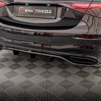 Maxton Design - CENTRAL REAR SPLITTER (VERTICAL BARS) MERCEDES S AMG-LINE W223