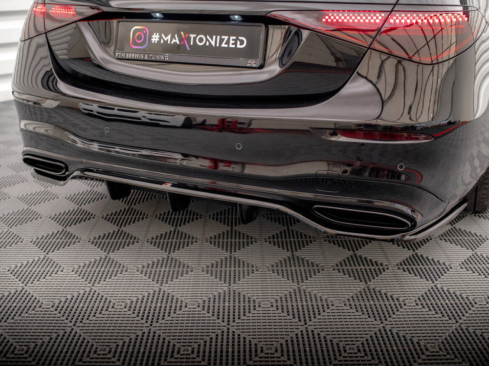 Maxton Design - CENTRAL REAR SPLITTER (VERTICAL BARS) MERCEDES S AMG-LINE W223