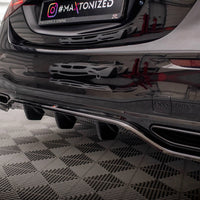 Maxton Design - CENTRAL REAR SPLITTER (VERTICAL BARS) MERCEDES S AMG-LINE W223