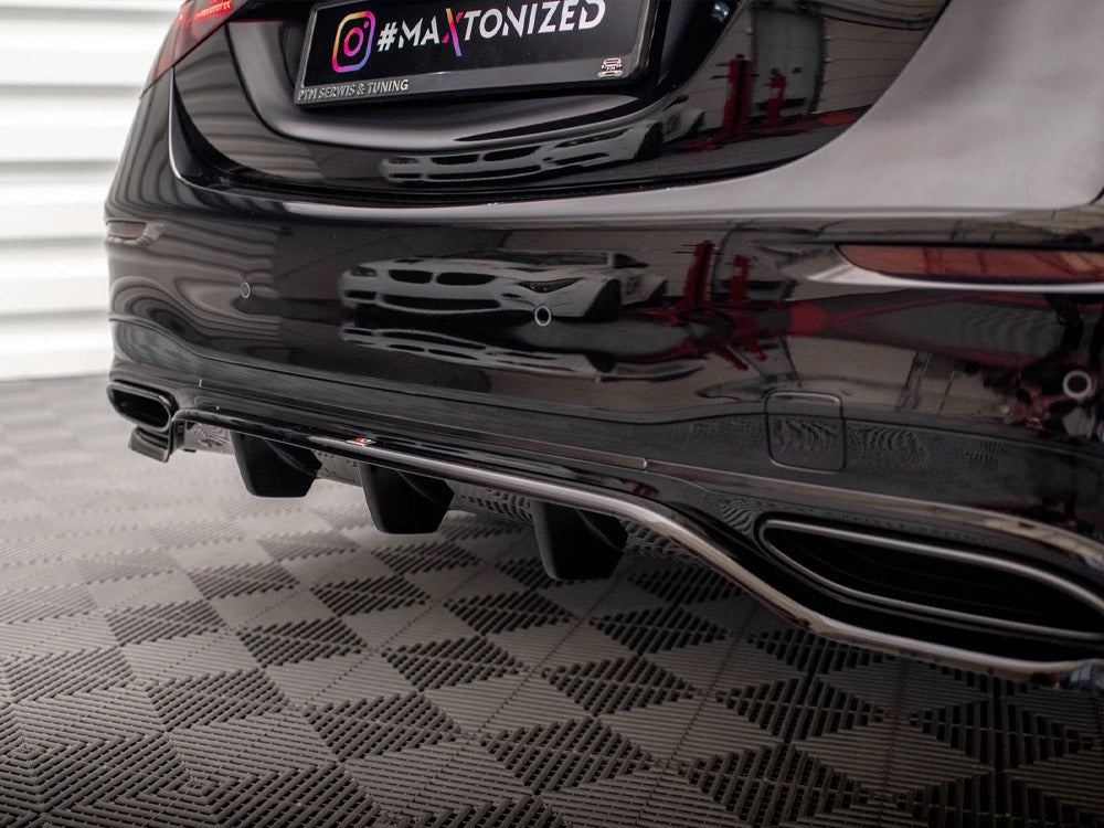 Maxton Design - CENTRAL REAR SPLITTER (VERTICAL BARS) MERCEDES S AMG-LINE W223