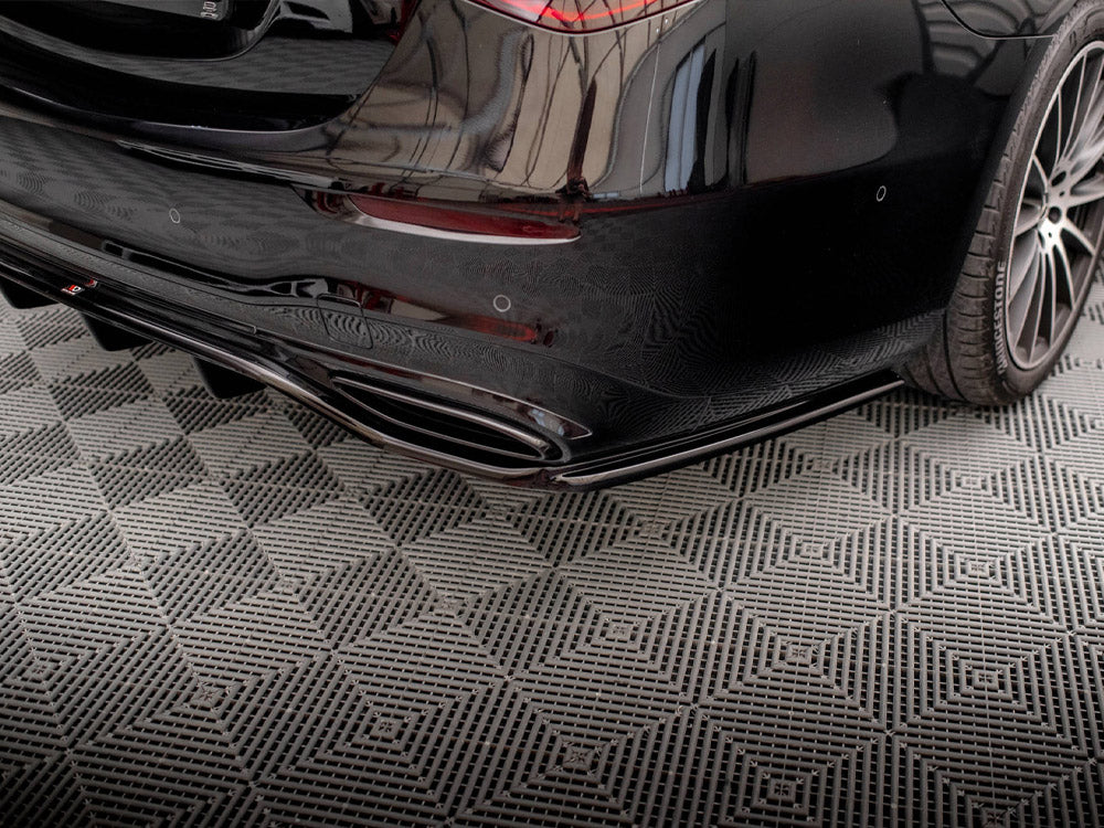 Maxton Design - CENTRAL REAR SPLITTER (VERTICAL BARS) MERCEDES S AMG-LINE W223