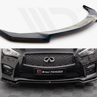 Maxton Design - FRONT SPLITTER V.1 INFINITI Q50 S MK1