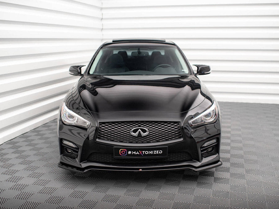 Maxton Design - FRONT SPLITTER V.1 INFINITI Q50 S MK1