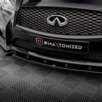Maxton Design - FRONT SPLITTER V.2 INFINITI Q50 S MK1