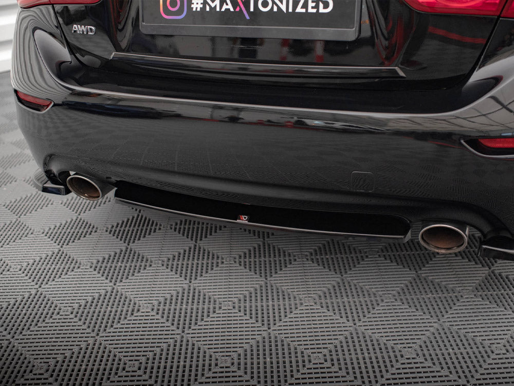 Maxton Design - CENTRAL REAR SPLITTER INFINITI Q50 S MK1