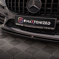 Maxton Design - FRONT SPLITTER V.1 MERCEDES C AMG LINE / C43 AMG SEDAN / COUPE W205 / C205 FACELIFT