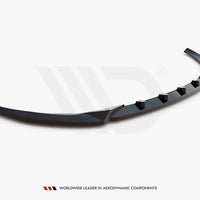 Maxton Design - FRONT SPLITTER V.2 MERCEDES C AMG LINE / C43 AMG SEDAN / COUPE W205 / C205 FACELIFT